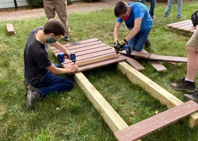 Troop 32 Bridge Build in 2020