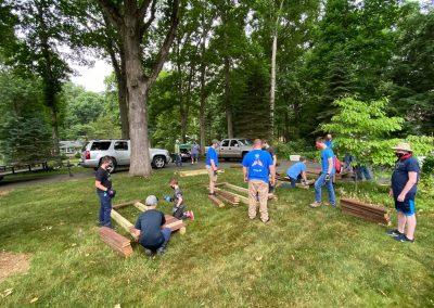 Troop 32 Bridge Build in 2020